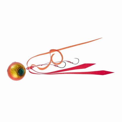 CLA036 ブレイズスリムカーリー 60g KOR/蛍光オレンジ 遊動式タイラバセット