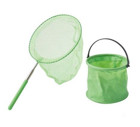 LET201 ちびっこ川遊びセット LM/ライム 19cm