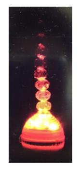 カワハギ集魚ライト レッド 20×27.5mm 6.4g