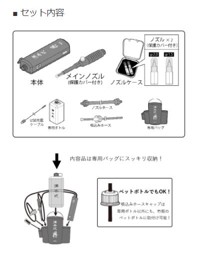 津本式血抜きポンプ 75×210×45mm 550g