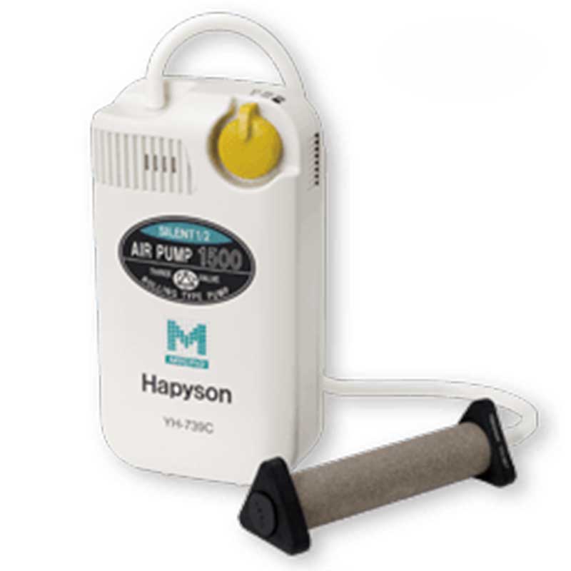 乾電池式エアーポンプ マーカー機能付 80×40×150mm 送風量約1.5L/分(強）