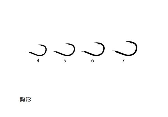 鬼掛 速掛グレα 浅層攻略 オキアミオレンジ 4号 24個入