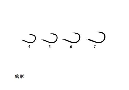 鬼掛 速掛グレα 浅層攻略 オキアミオレンジ 4号 24個入