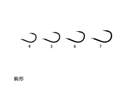 鬼掛 速掛グレα 浅層攻略 オキアミオレンジ 6号 22個入