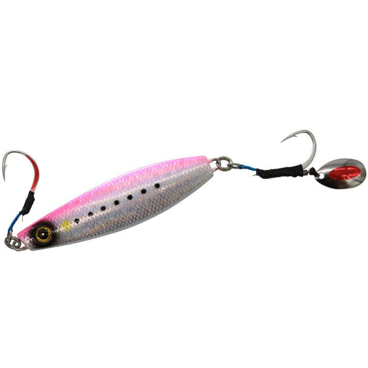 ジャックアイ 船マキ 2/リアル魚鱗ピンクイワシ網目夜光 200g 1個入