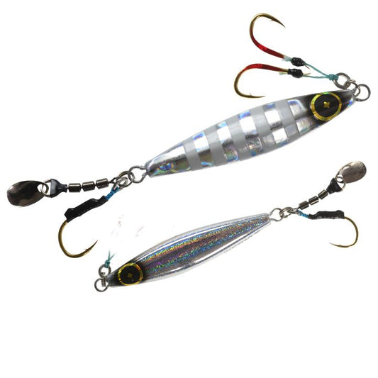 ジャックアイ マキノミー 7/シルバーブルーグローゼブラ 30g 1個入