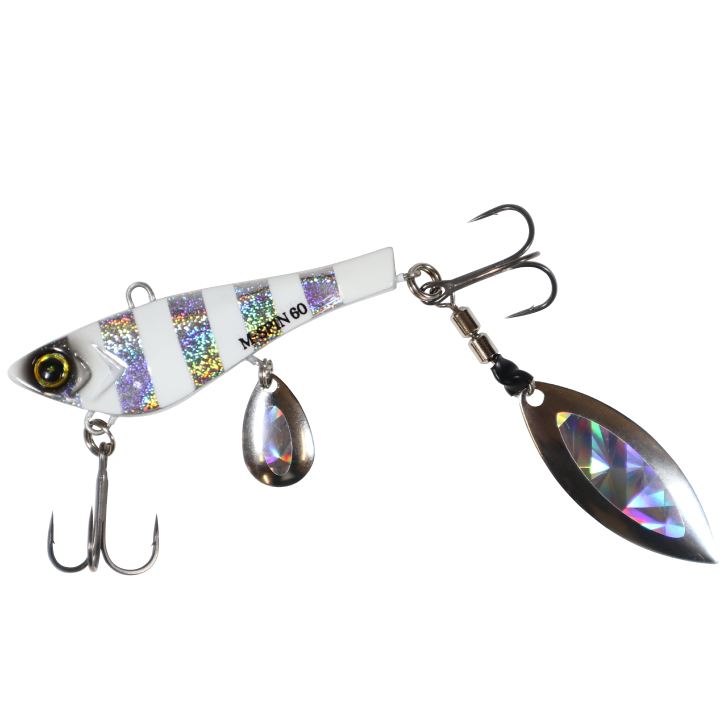 ジャックアイ マキマキスピン 7/シルバー青夜光ゼブラ 40g 1個入