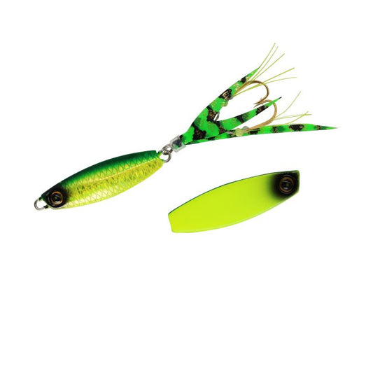 ジャックアイ 豆クネクネ 4/リアル魚鱗チャートミドキン 3g 1個入