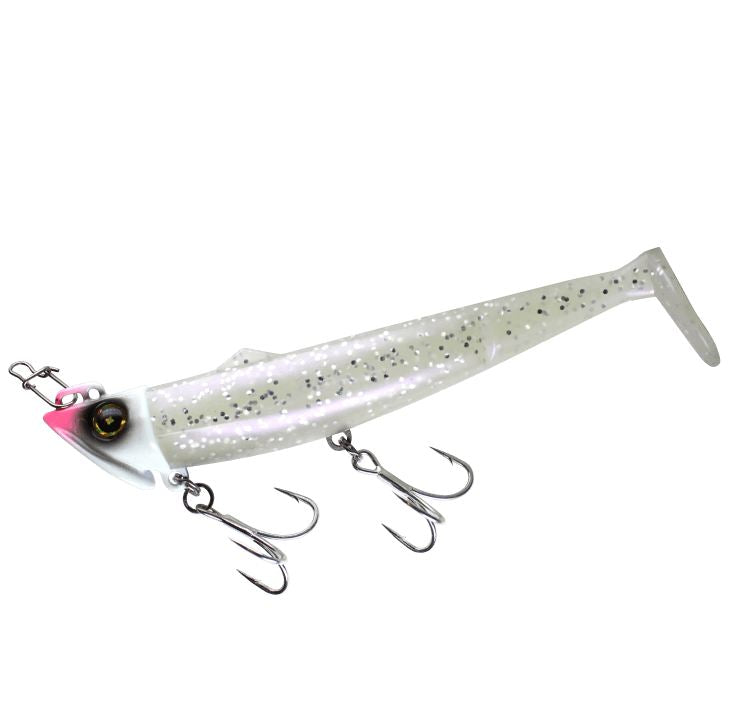 ジャックアイ フリフリシャッド 1/パールグロー銀ラメ 40g 1個入