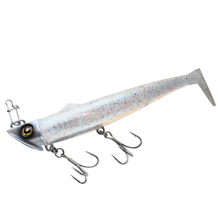 ジャックアイ フリフリシャッド 4/ケイムラクリアオーロラ 40g 1個入
