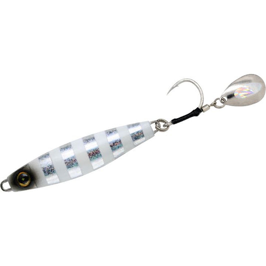 ジャックアイ サワラスピン2 5/シルバー青夜光ゼブラ 30g 1個入