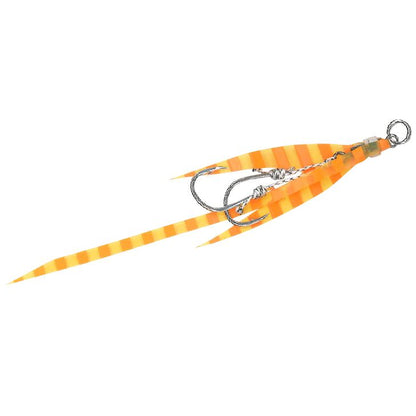 アシストフック ネクタイチューン フィッシュテール 6/オレンジゼブラ M 2セット入