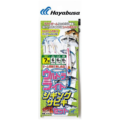 ウルトラライトジギングサビキセット 1/ピンク 5g 2本鈎1セット