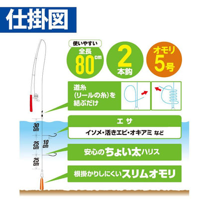 堤防カサゴ・ガシラセット S 3セット入