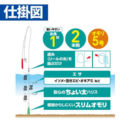 堤防メバルセット S 3セット入