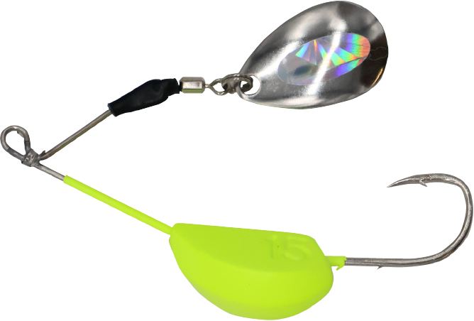 エサで遊ぼう エサヘッド スピナべ 1/イエロー 20g 2個入