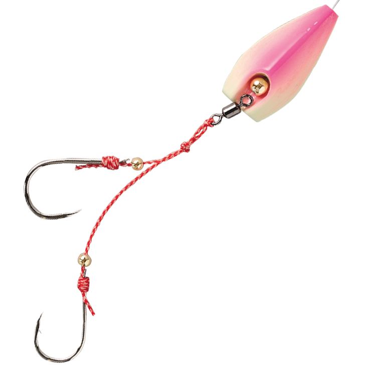 無双真鯛 貫撃遊動テンヤ 3/ピンクグロー 12号 1個入