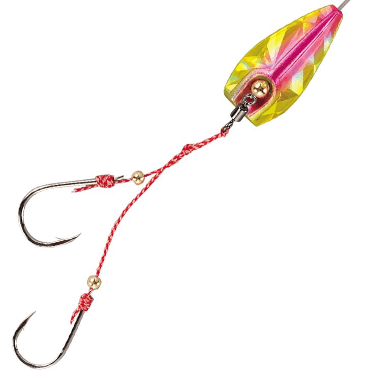 無双真鯛 貫撃遊動テンヤ 1/ピンキンホロ 8号 1個入