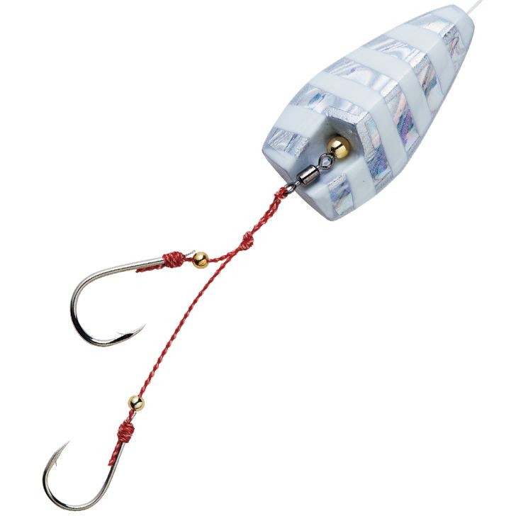 無双真鯛 貫撃遊動テンヤ 7/ケイムラゼブラグロー 8号 1個入