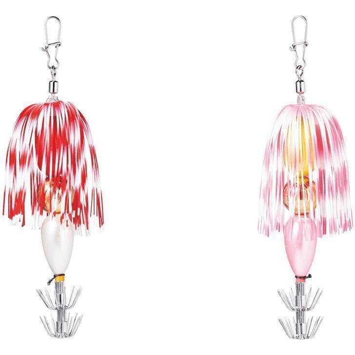 マダコ用 パルパルスッテBIG オモリ無し レッド＆ホワイト/イエロー＆ピンク 2個入