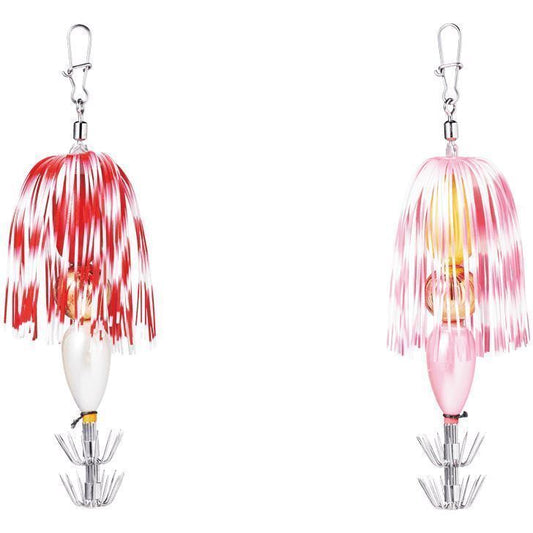 マダコ用 パルパルスッテBIG オモリ無し レッド＆ホワイト/イエロー＆ピンク 2個入