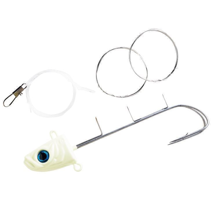 船太刀魚テンヤ ベーシックダブル 夜光 サイズ50号 1個入