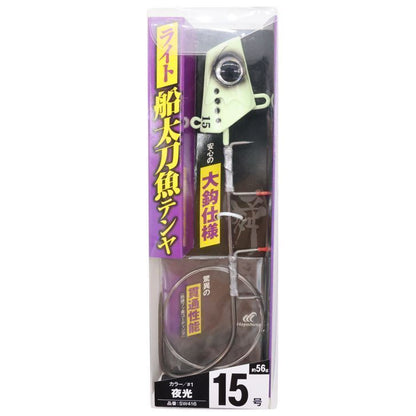 瞬貫 ライト船太刀魚テンヤ 大鈎仕様 サイズ15号 1個入