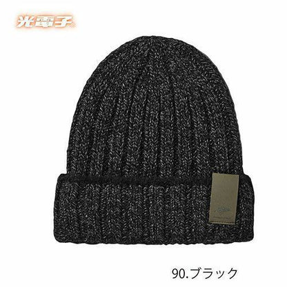 光電子(R) FOURON リブニットワッチ ブラック フリーサイズ