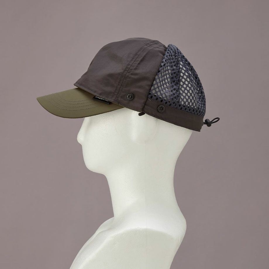 2Way撥水キャップ オリーブ フリーサイズ