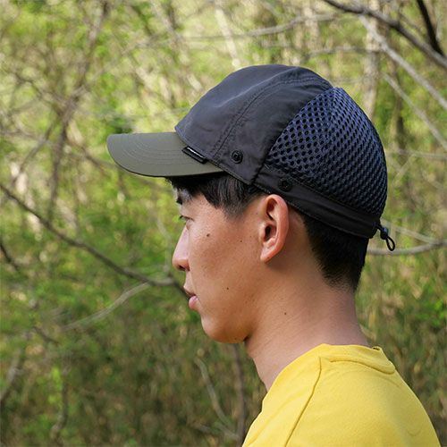 2Way撥水キャップ ブラック フリーサイズ