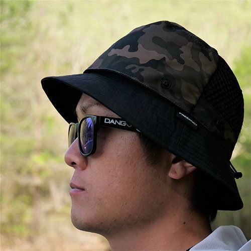 2Way撥水ハット サンドベージュ フリーサイズ