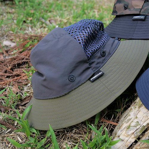 2Way撥水ハット サンドベージュ フリーサイズ