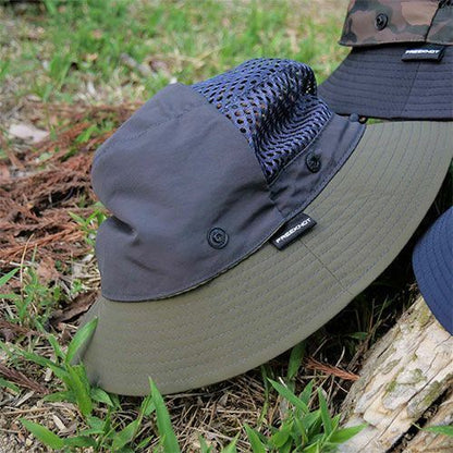 2Way撥水ハット ネイビー フリーサイズ