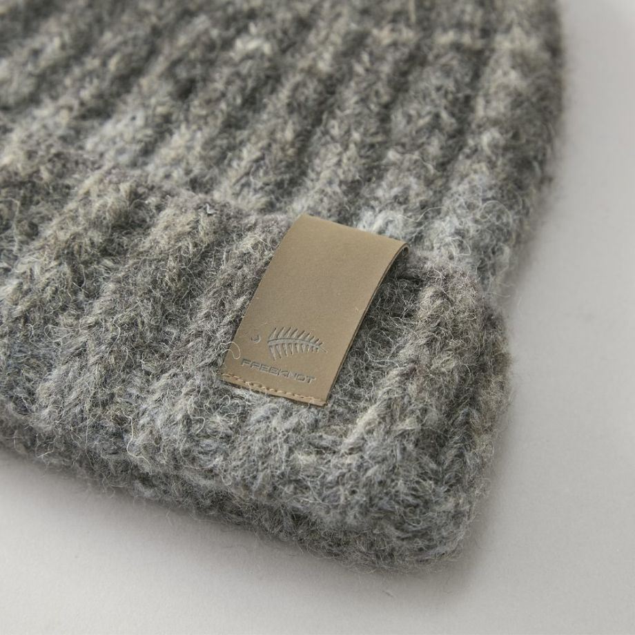 SOL FIBER(R) FOURON かすりリブニットワッチ グリーン フリーサイズ