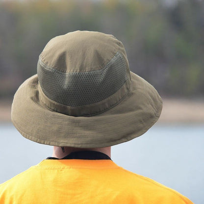 BOWBUWN ネット付きハット オリーブ フリーサイズ