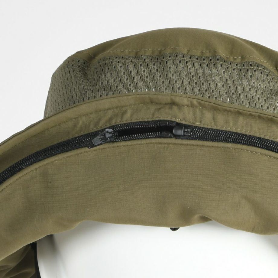 BOWBUWN ネット付きハット オリーブ フリーサイズ