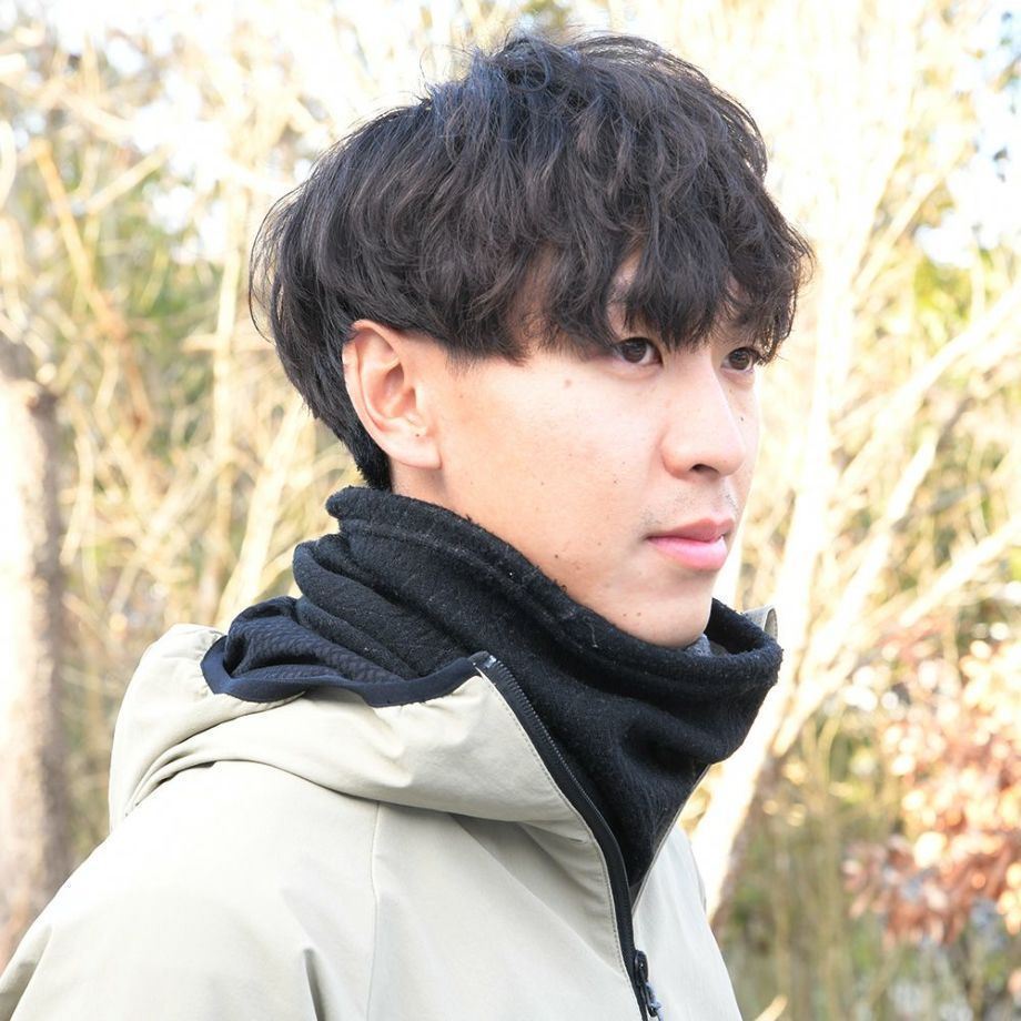 SOL FIBER(R) レイヤーテック 2WAY ネックウォーマー ブラック フリーサイズ