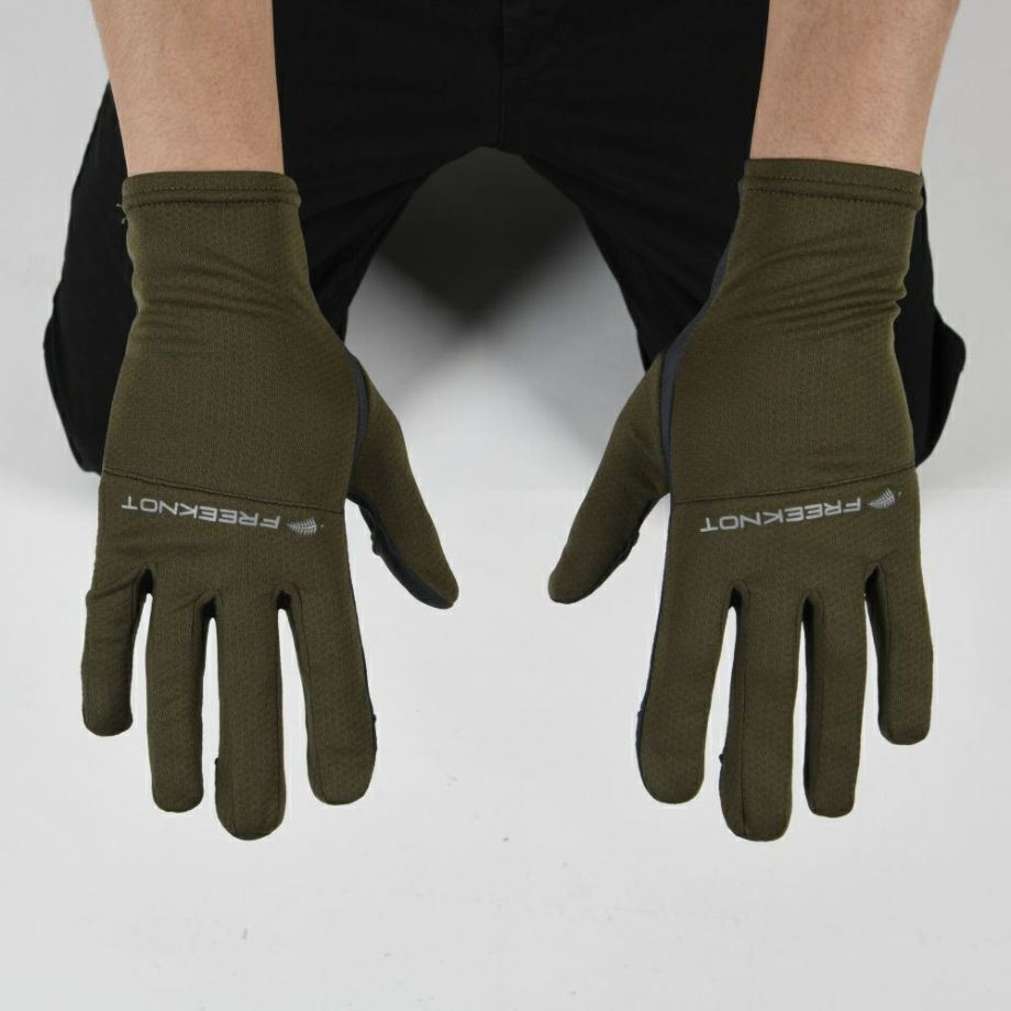 BOWBUWN フルカバーグローブ オリーブ フリーサイズ