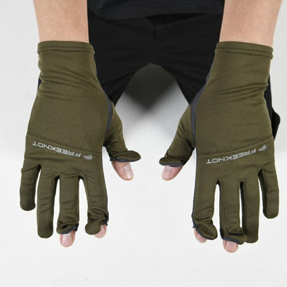 BOWBUWN フルカバーグローブ オリーブ フリーサイズ