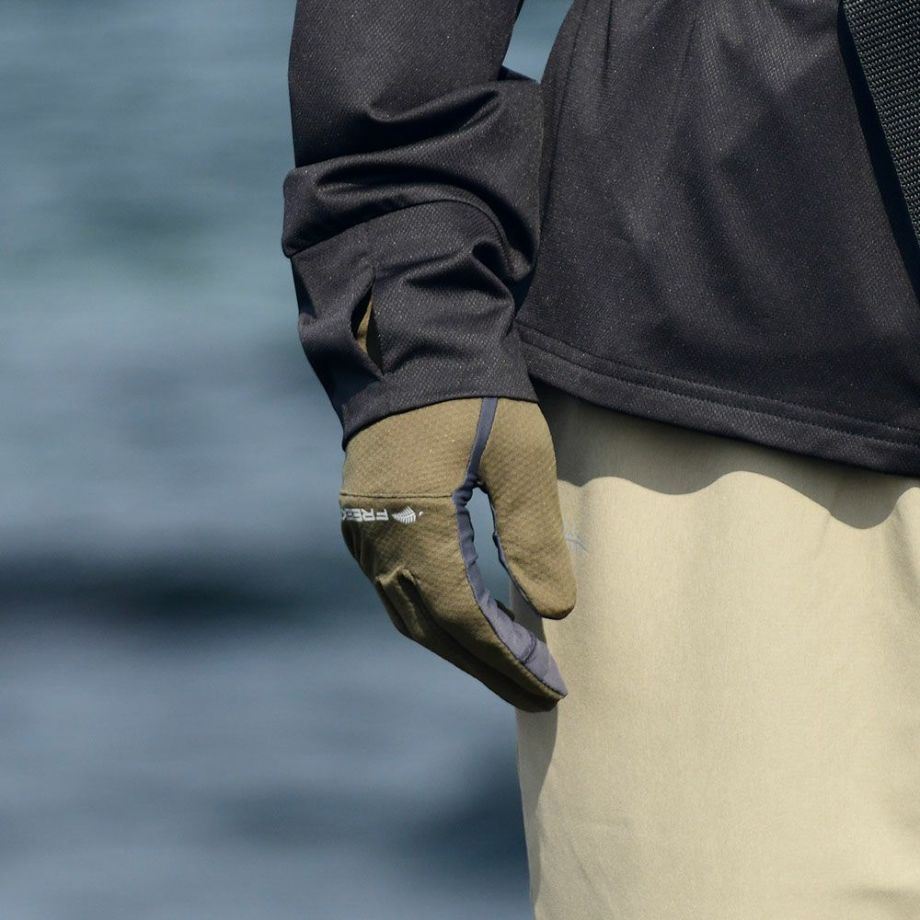 BOWBUWN フルカバーグローブ オリーブ フリーサイズ