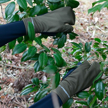 BOWBUWN オーバーシェル手甲グローブ オリーブ フリーサイズ