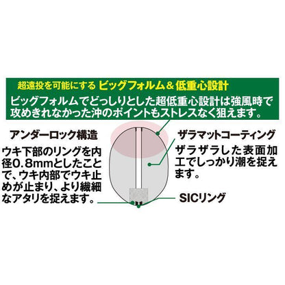 鬼掛ふかせウキTRIPLE-K オレンジ サイズ2B 1個入