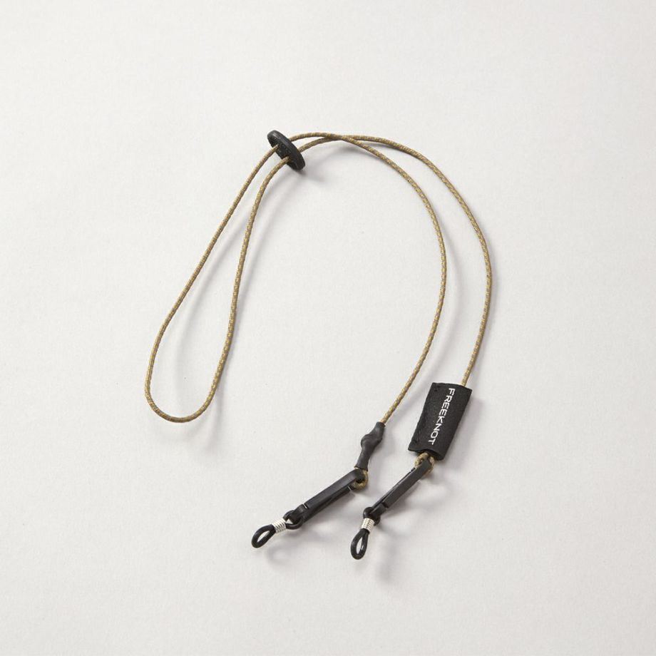 2WAY グラスストラップ イエロー 70cm