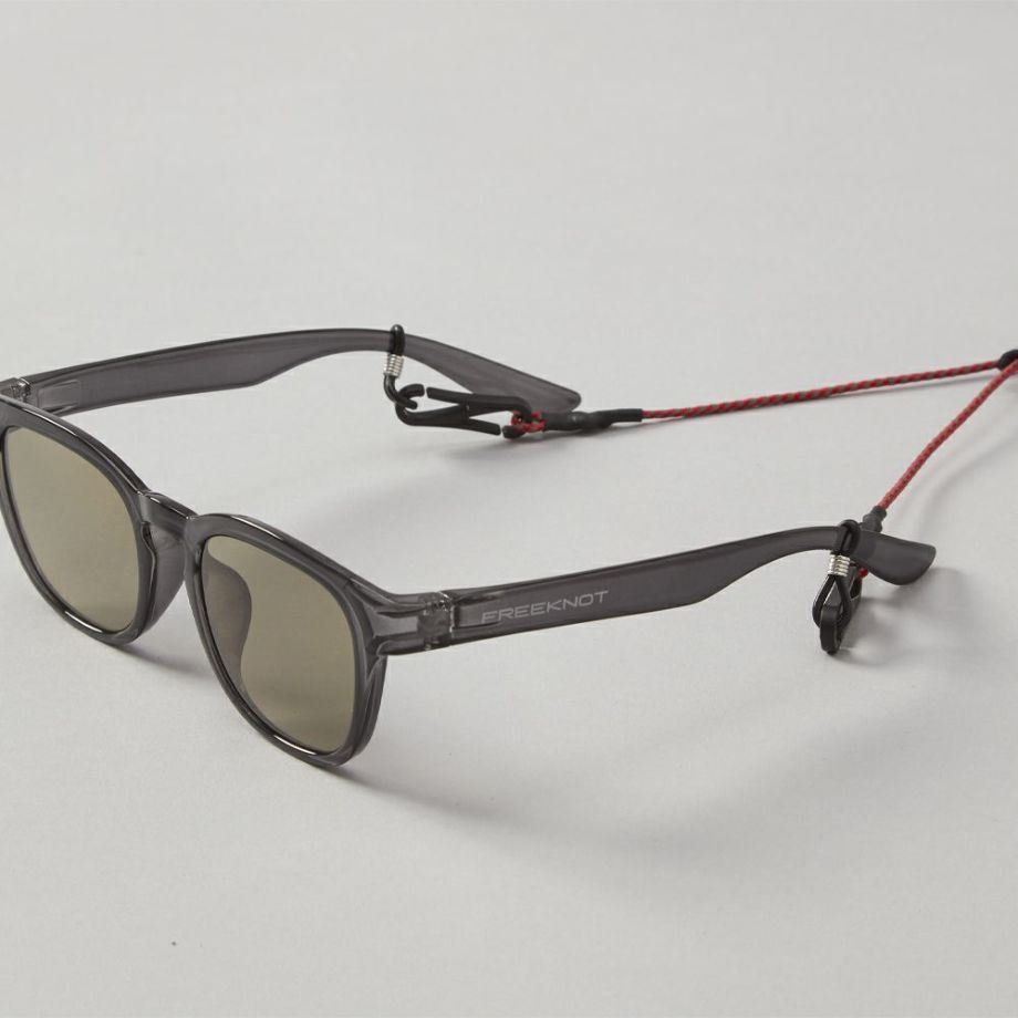 2WAY グラスストラップ イエロー 70cm