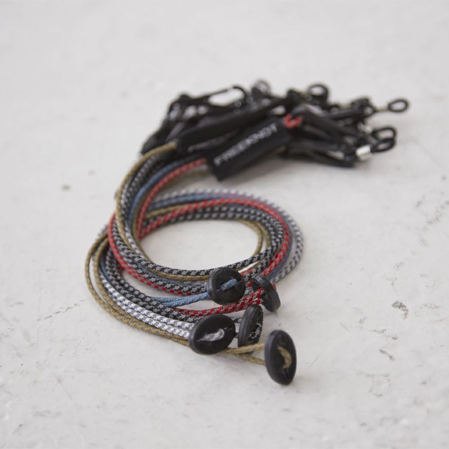 2WAY グラスストラップ イエロー 70cm