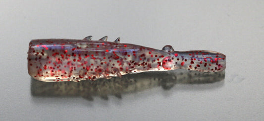 海太郎 ハネエビ #002 クリアレッドフレーク 1.5インチ 8個入