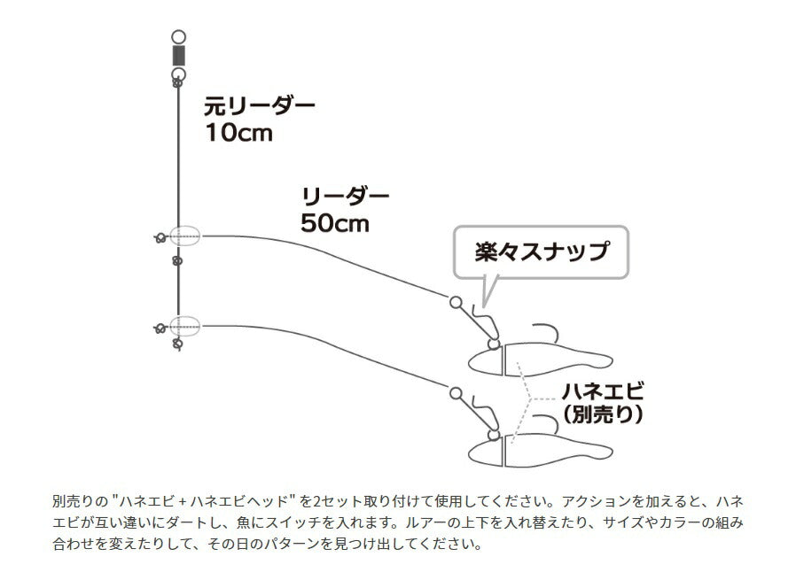 【アウトレット】　海太郎 ハネエビパニック 1号 2組