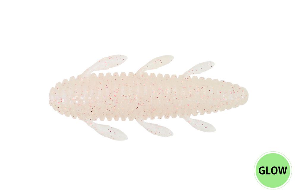 海太郎 根魚蟲 2.6 ヘビーソルト #055 うまシロエビ グロー 2.6インチ 5本入り