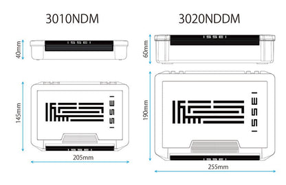 ルアーケース 3010NDM ホワイト 145×205×40mm