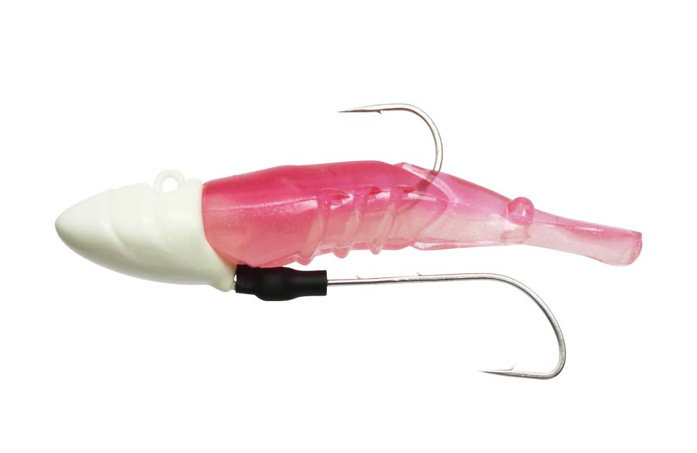 【アウトレット】海太郎 デカハネエビセット 太刀魚仕様 #050 ケイムラグロー #1/0 2.5インチ 10g 3本セット